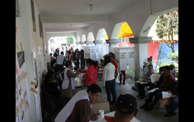 Este domingo 4 de junio, habitantes del Estado de México acuden a las urnas para elegir a un nuevo mandatario. NTX / G. Duran