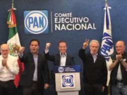 Ricardo Anaya da por ganador a su partido en tres de cuatro estados en los que hubo elecciones. TWITTER / @AccionNacional