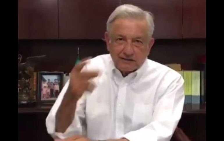 En un video de casi dos minutos adelantó que Morena no aceptará ningún tipo de fraude. TWITTER / @lopezobrador_