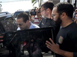 Henrique Eduardo Alves fue arrestado por la Policía federal en su residencia en Natal. AFP / M. Nascimento