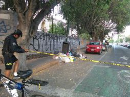 La mañana de este miércoles se informó del hallazgo de un cadáver despedazado que había sido abandonado en cubetas en el Centro. EL INFORMADOR / R. Bobadilla