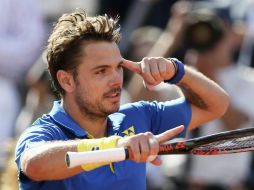 Stan jugará el domingo por el título con el ganador de la semifinal que disputan Rafael Nadal y Dominic Thiem. AP / D. Vincent