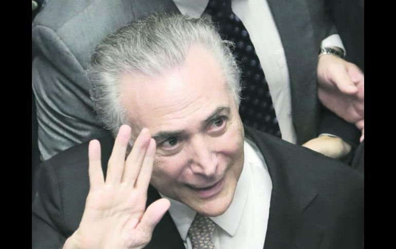 El presidente Michel Temer todavía debe superar una acusación por el delito de corrupción que amenaza su permanencia en el poder. AP /