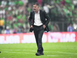 Juan Carlos Osorio señaló que el equipo dirigido por Bruce Arena fue a la cancha del Estadio Azteca a jugar al error de sus pupilos. MEXSPORT /