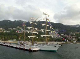 El Buque Escuela Velero 'Cuauhtémoc' se dirigía a Bombay, parte de su ruta por Asia y Europa. EL INFORMADOR / ARCHIVO