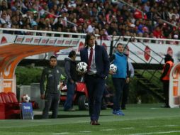 'Estamos bien y vamos a dar batalla', dice Almeyda sobre la preparación de Chivas para el próximo torneo. MEXSPORT / ARCHIVO