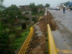 La Tormenta Tropical ''Calvin'' tocó tierra en costas de Oaxaca desde la noche del pasado domingo. TWITTER / @CEPCO_GobOax