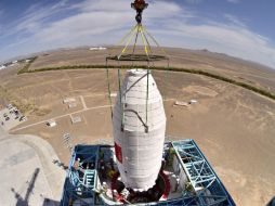 Insight, permitirá a los científicos chinos estudiar los campos magnéticos creados en el interior de los pulsares. AFP / Jiuquan