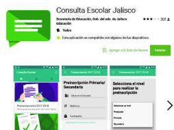 La aplicación está disponible para el sistema Android y se encuentra con el nombre de Consulta Escolar. ESPECIAL /