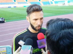 ''Estoy aquí y no pensando en mi futuro, sólo en el presente, que es este evento (la Copa Confederaciones)'', mencionó. SUN /