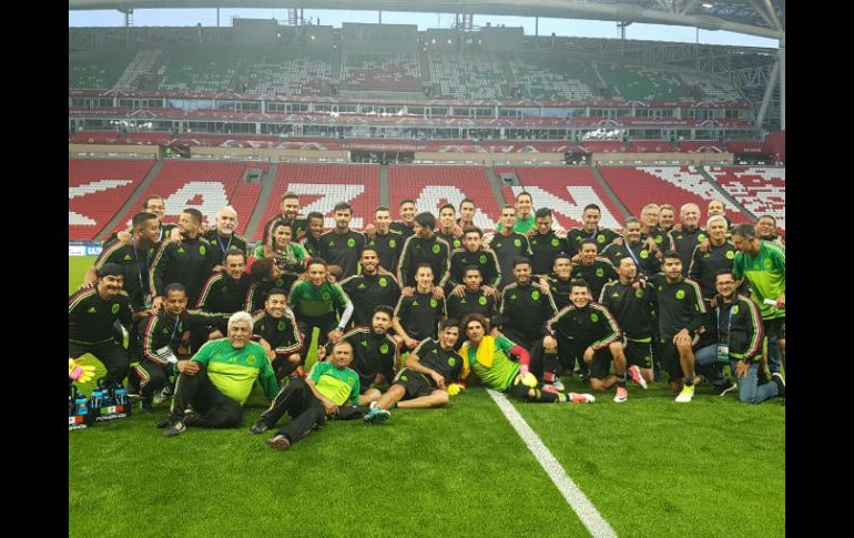 El conjunto mexicano saltará al campo decidido a romper todos los pronósticos, sin complejos. TWITTER / @miseleccionmx