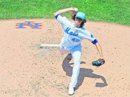 Jacob DeGrom. El abridor de los Mets de Nueva York tuvo una destacada actuación el domingo pasado ante los Nacionales de Washington. AFP /