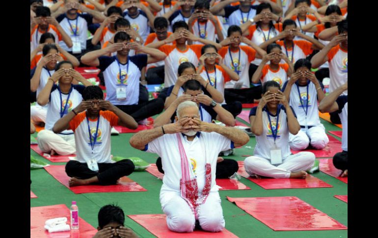 Esta conmeración se festeja con eventos multitudinarios en las principales ciudades de la India. EFE / Lucknow