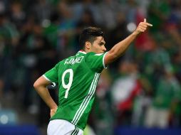 México responde en el segundo tiempo con un gol de media vuelta de Raúl Jiménez al minuto 54. AFP / Y. Cortez