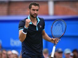 Cilic, cuarto preclasificado, es el mejor jugador que sigue con vida en la competencia. AFP / G. Kirk