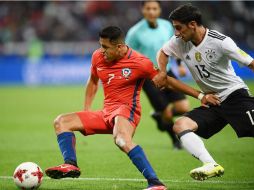 Sánchez, de Chile (I) y Stindl, de Alemania (I) anotaron los goles del encuentro. AFP / F. Fife