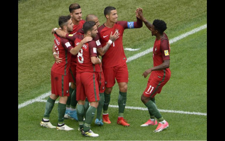 Cristiano Ronaldo abrió el marcador con un penal poco después de la media hora de juego. AFP / O. Maltseva