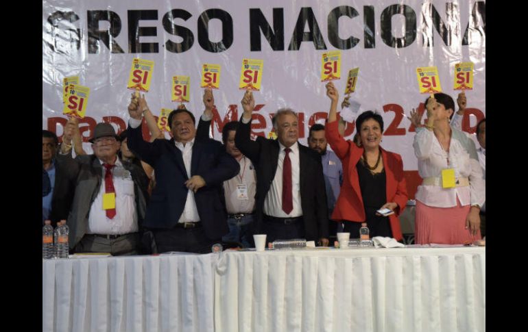 Más de un millar de delegados del PT anunciaron su decisión de formar una alianza con López Obrador. TWITTER / @PTMexicoNal