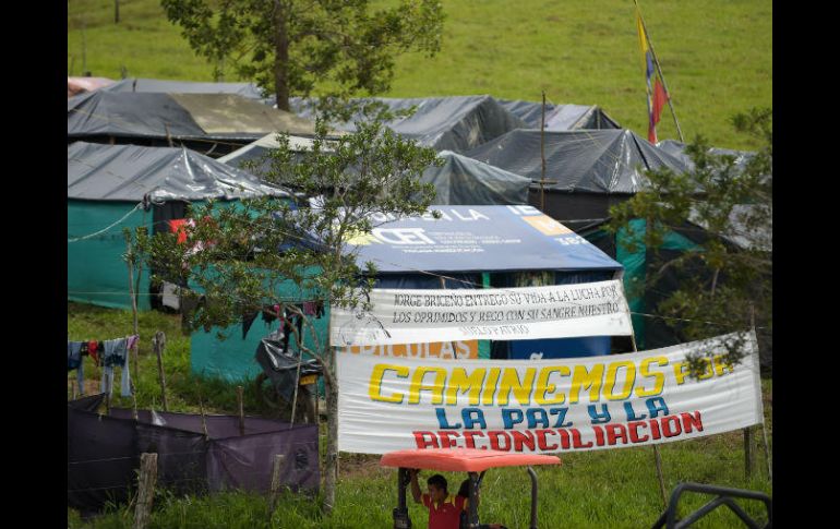 Con las acciones se pone fin a más de medio siglo de conflicto. AFP / R. Arboleda