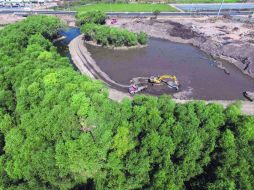 Además de reducir los daños por las inundaciones, en los alrededores de la Presa de El Guayabo se construirá un parque. ESPECIAL /