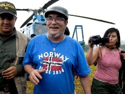 La víspera, el grupo rebelde completó la entrega a la misión de la ONU en Colombia de siete mil 132 armas individuales. AFP / R. Arboleda