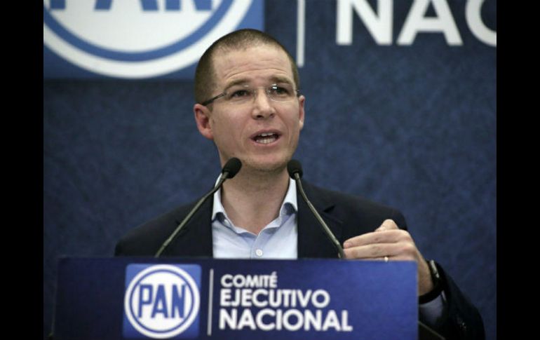 Ricardo Anaya manifestó que el blanquiazul llegará hasta las últimas consecuencias para evitar que el PRI se salga con la suya. SUN / ARCHIVO