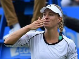 Angelique Kerber, primera cabeza de serie, se deshizo en tres sets de la checa Kristyna Pliskova. AFP / G. Kirk