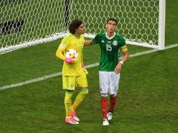 La Selección mexicana disputará el tercer lugar de la Confederaciones ante Portugal, el próximo domingo. AFP / P. Stollarz