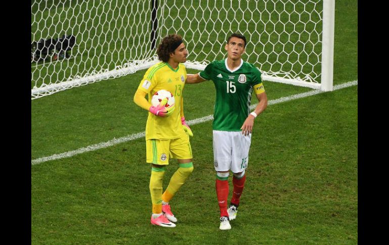 La Selección mexicana disputará el tercer lugar de la Confederaciones ante Portugal, el próximo domingo. AFP / P. Stollarz