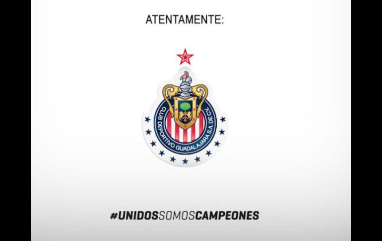 Niegan que exista alguna disputa o controversia pendiente por resolverse entre el equipo y la panificadora. TWITTER / @Chivas