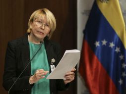 Luisa Ortega se enfrentó al gobierno venezolano al rechazar el proceso de reforma de la constitución. AP / ARCHIVO