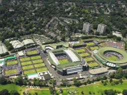 Así es como se le conoce al All England Lawn Tennis Club, el escenario donde cada año se reúnen los mejores tenistas. EFE /