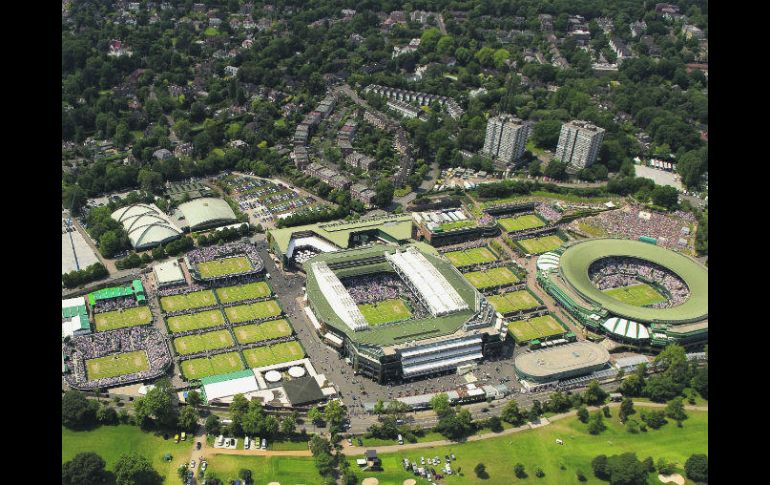 Así es como se le conoce al All England Lawn Tennis Club, el escenario donde cada año se reúnen los mejores tenistas. EFE /