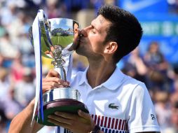 ''Esto me llega en un buen momento, porque necesitaba recuperar este nivel de confianza'', dijo ''Nole''. AFP / G. Kirk