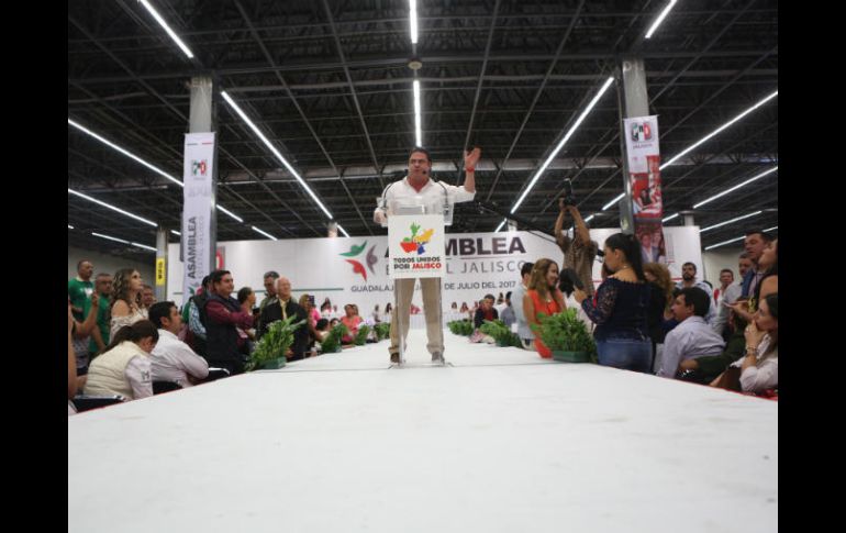 Durante su participación, Aristóteles llamó a la reflexión sobre la situación política en todo el mundo. EL INFORMADOR / G. Gallo