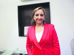 Claudia Ruiz habló del trabajo al interior del partido para poder tener la confianza de los ciudadanos. EL INFORMADOR / G. Gallo