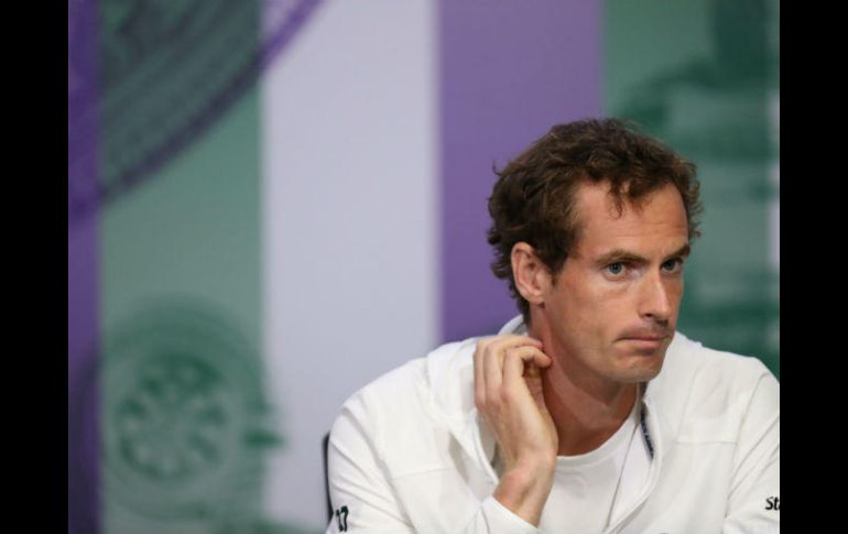 Murray descarta que el hecho de que varios jugadores pudieran arrebatarle el número uno le intranquilice. AFP / J. Leicester