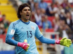 Ochoa detuvo un penalti ante Portugal y fue nombrado Jugador del Partido. EFE / S. Ilnitsky