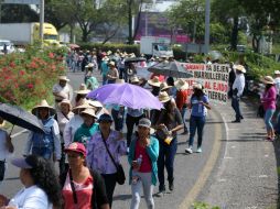 Los ejidatarios advierten que seguirán con manifestaciones diarias sobre la carretera a Chapala. EL INFORMADOR / ARCHIVO