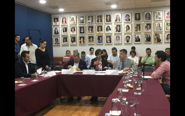 Imagen de la reunión de la Comisión Especial para la Gestión del Agua. TWITTER / @LegislativoJal