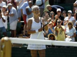 ''Vika'' regresa al tenis luego de un año ausente, primero debido a una lesión y luego por embarazo. AP / K. Wigglesworth