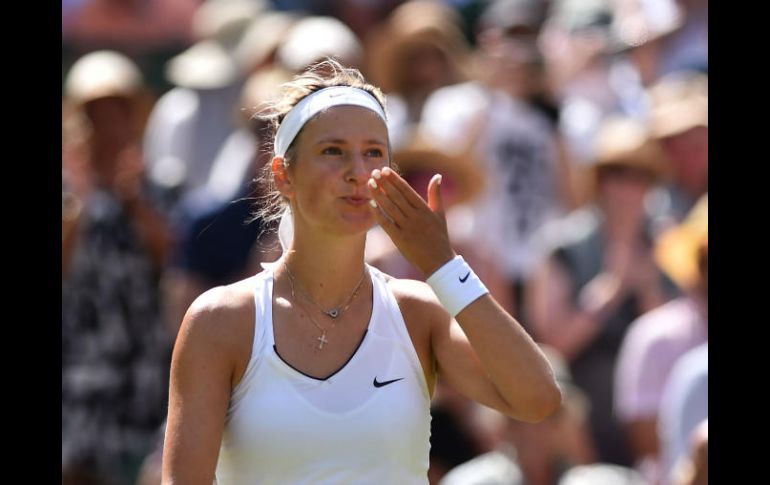 La bicampeona de torneos grandes se medirá el lunes a la rumana Simona Halep o a la rusa Peng Shuai. AFP / G. Kirk