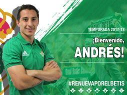 'Vengo a pelear por el Betis', dice Guardado en su primera declaración como jugador del club español. TWITTER / @RealBetis