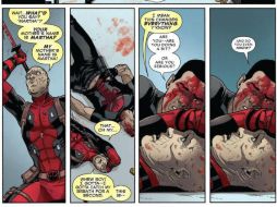 En el cómic, Deadpool ataca de manera similar como lo hizo Batman con Superman. ESPECIAL /