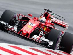 Sebastian Vettel durante el recorrido. AFP / G. Hochmuth