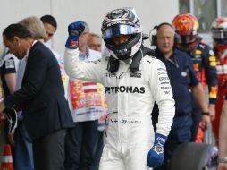 El conductor de Mercedes firmó este sábado la segunda ''pole position'' de su carrera. AP / D. Bandic