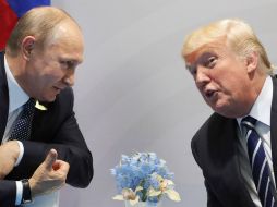 The New York Times aplaude que Trump increpara a Putin sobre una presunta interferencia rusa en las elecciones de EU de 2016. AFP / M. Klimentiev