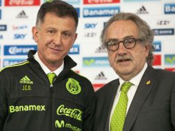 De María (D) descarta estar sorprendido o molesto por el sistema de rotaciones de Osorio (I). MEXSPORT / ARCHIVO