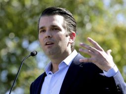 ''Don Jr. no se coludió con nadie para influir en la elección'', asegura la vocera presidencial Sarah Huckabee Sander. AP / ARCHIVO