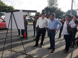 Pablo Lemus, alcalde de Zapopan, inaugura las obras de la avenida Mariano Otero. EL INFORMADOR / R. Bobadilla